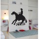 Stickers equitation western