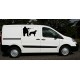 Stickers chasseur et son chien