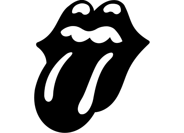 Stickers langue rolling stones