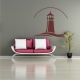 Stickers Phare breton vague
