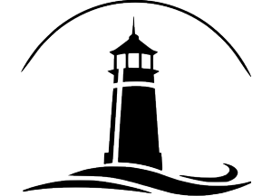 Stickers Phare breton vague