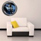 Stickers trompe l'oeil hublot La lune