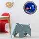 Stickers trompe l'oeil hublot argent Dorie et Némo
