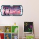 Stickers trompe l'oeil hublot 3D Starship City