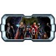Stickers trompe l'oeil hublot 3D Avengers