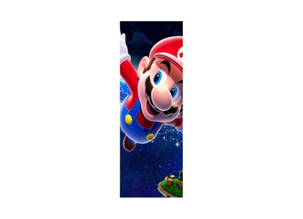 Sticker pour porte Mario galaxy