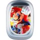 Stickers trompe l'oeil hublot avion Mario Kart