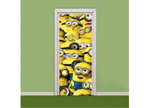 Sticker pour porte Les Minions