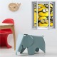 Sticker trompe l'oeil fenêtre 2 vantaux Les Minions