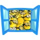 Sticker trompe l'oeil fenêtre bleue Les Minions