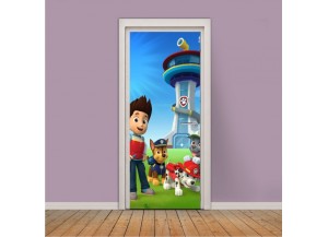 Stickers trompe l'oeil porte Véhicule pour enfants