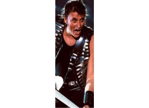 Sticker pour porte Johnny Hallyday Rock