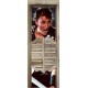 Stickers trompe l'oeil porte de saloon Johnny Hallyday Rock