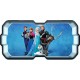 Stickers trompe l'oeil hublot 3D Reine des neiges