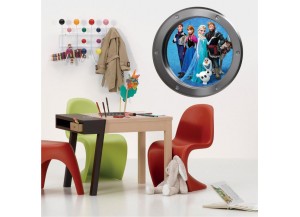 Stickers trompe l'oeil hublot Bateau coulé