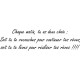 Sticker citation Chaque matin...