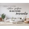 Lettrage personnalisé